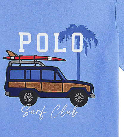 Polo Ralph Lauren T-shirt - Blå m. Tryck