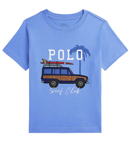 Polo Ralph Lauren T-shirt - Blå m. Tryck