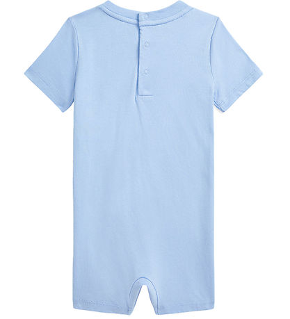 Polo Ralph Lauren Summer Romper - Light Blue w. Soft Toy