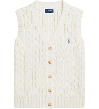 Polo Ralph Lauren Väst - Stickad - Vit