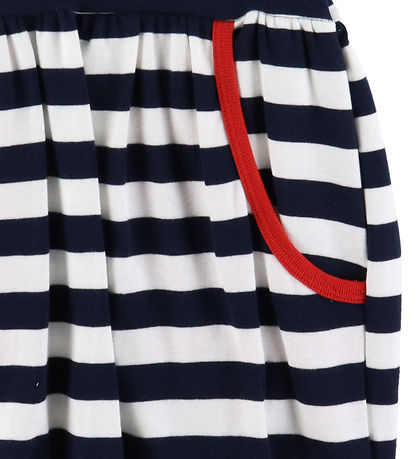Katvig Kleid - Navy/Weiß-gestreift