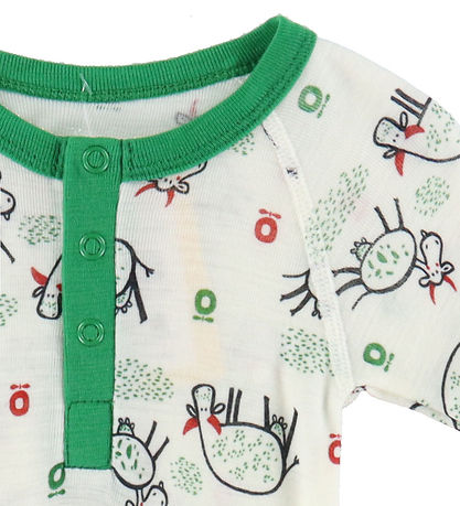 Katvig Jumpsuit - Wool - Off White w. Cows