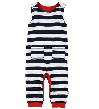 Katvig Tuinbroek - Navy/Wit Gestreept
