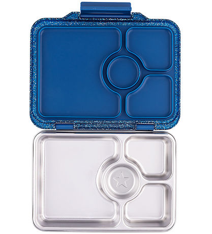 Yumbox Lunchbox w. 4 Rum - Bento Steel - Twilight Glitter