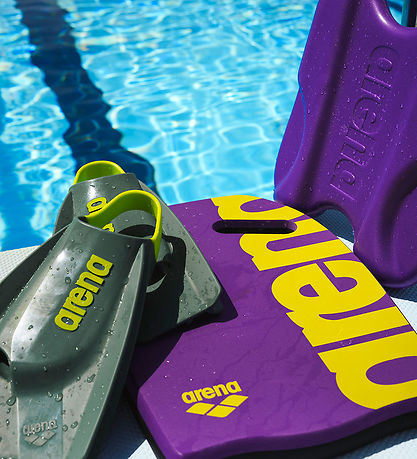 Arena Kickboard - Plum/Arctic Lime