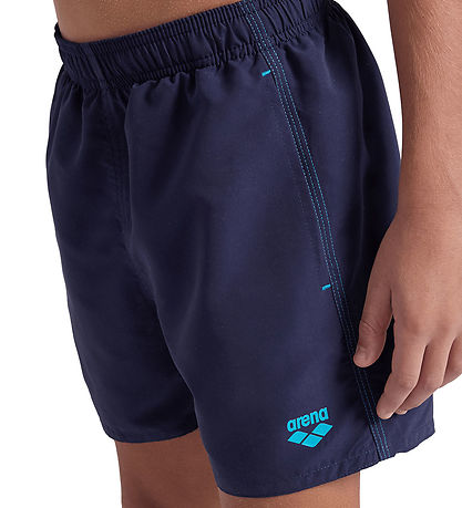 Arena Swim Shorts - Solid R - Navy/Turquoise
