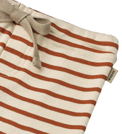 Wheat Byxor - Manfred - Varmt Caramel Stripe