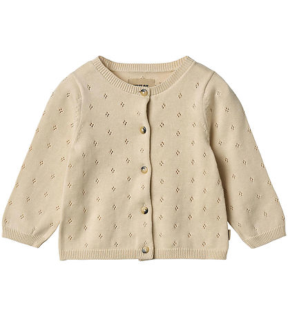 Wheat Cardigan - Knitted - Maia - Sandshell