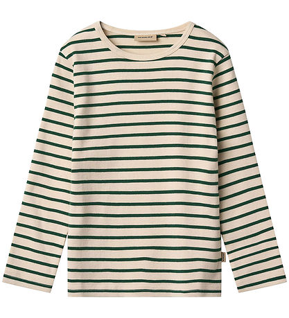 Wheat Bluse - Stig - Green Stripe