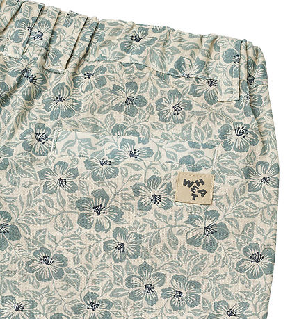 Wheat Shorts - Elvig - Aqua Hawaii Blommor