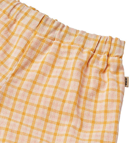 Wheat Shorts - Camille - Yellow Check