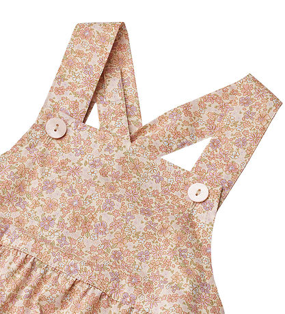 Wheat Summer Romper - Ditte - Lilac Flowers