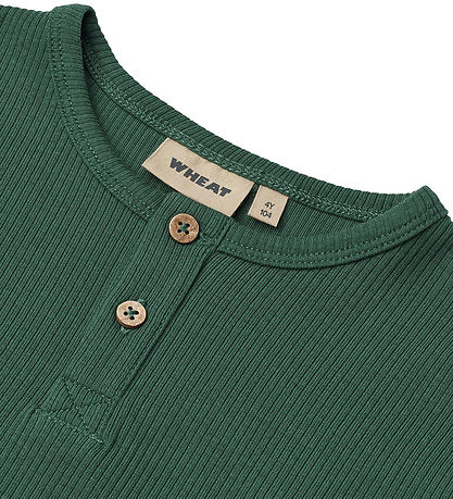 Wheat Bluse - Rib - Morris - Green Tee