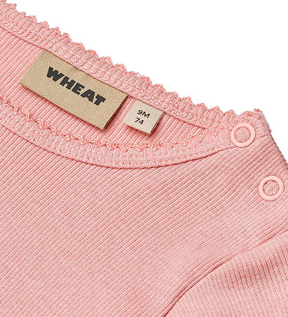 Wheat Bodysuit l/s - Rib - Regitze - Rose