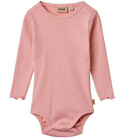 Wheat Bodysuit l/s - Rib - Regitze - Rose