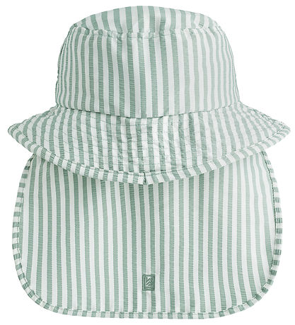 Liewood Bademütze - Damona - UV40+ - Stripe Pfefferminze/Crisp W
