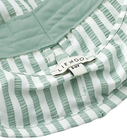 Liewood Bademütze - Damona - UV40+ - Stripe Pfefferminze/Crisp W