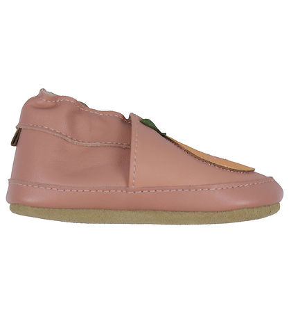 Melton Soft Sole Leather Shoes - Orange - Rose Dawn