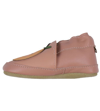 Melton Soft Sole Leather Shoes - Orange - Rose Dawn