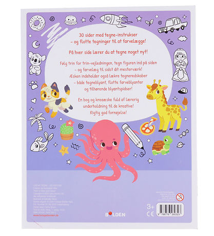Forlaget Bolden Colouring Book - Learn to draw - and then color!