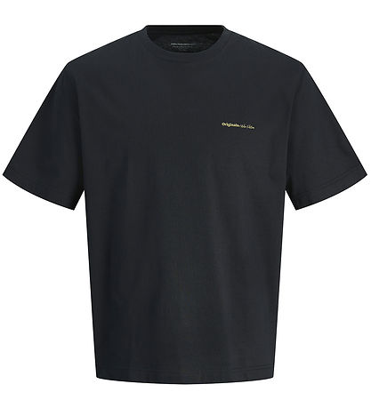 Jack & Jones Stuttermabolur - JorParos - Black/BANDANA