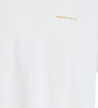 Jack & Jones Stuttermabolur - JorParos - Bright White/BANDANA
