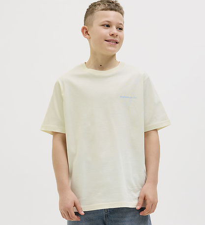 Jack & Jones T-Shirt - JorParos - Antique White/BANDANA