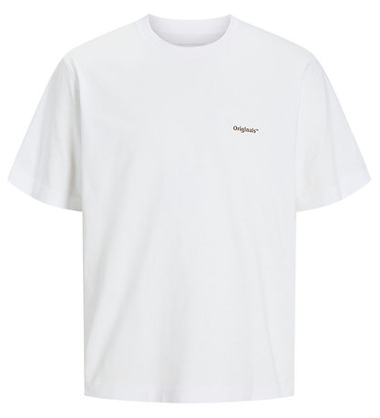 Jack & Jones Stuttermabolur - JorParos - Bright White/Palms