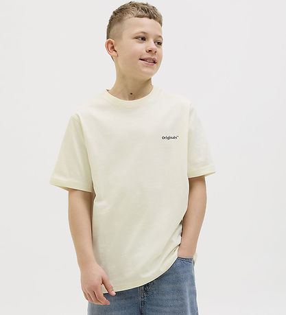 Jack & Jones T-shirt - JorParos - Antique White/GRAPES