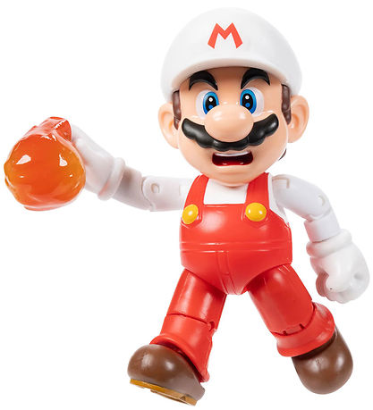 Super Mario Figure - 10 cm - Fire Mario