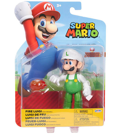 Super Mario Mynd - 11 cm - Fire Luigi