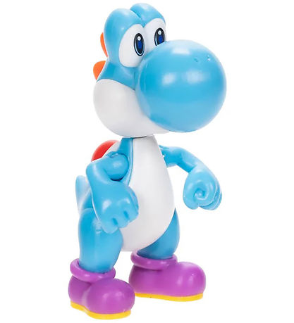 Super Mario Figure - 6 cm - Light-Blue Yoshi
