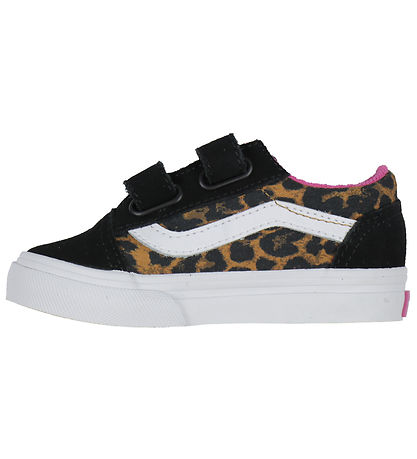 Vans Skor - Old Skool V Leopard Pop - Svart/Multi