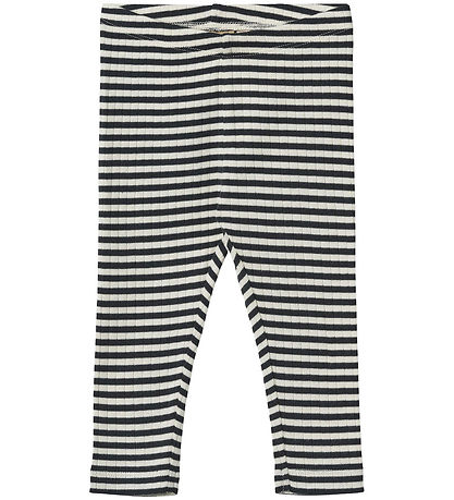 Wheat Leggings - Rib - Jules - Dökkblátt Stripe