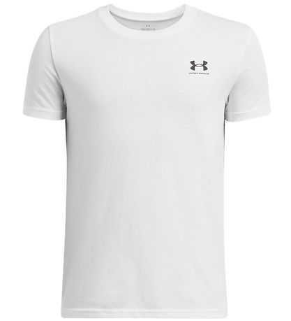 Under Armour Stuttermabolur - Íþróttastíll - Hvítur