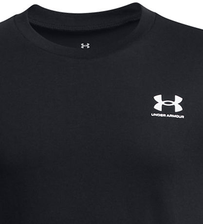 Under Armour Stuttermabolur - Íþróttastíll - Svart