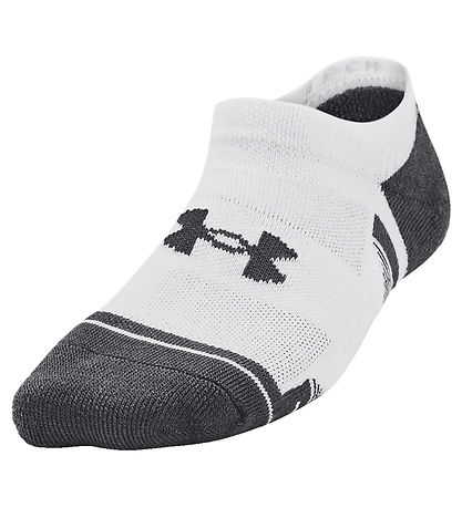 Under Armour Enkelsokken - 3-pack - Wit m. Grijs