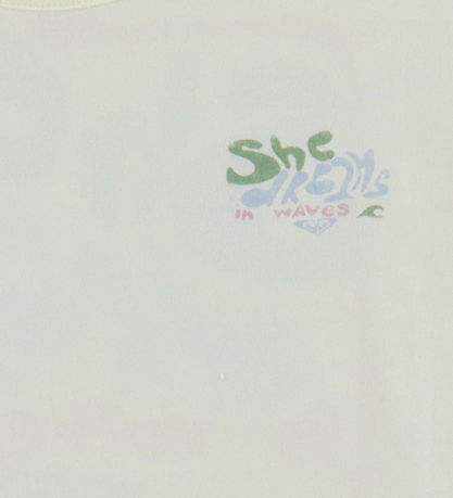 Roxy T-shirt - Day Duck Night Vintage - Egret w. Print
