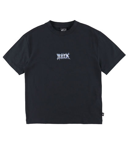 Quiksilver T-shirt - Mercury Chrome Lightning - Black w. Print
