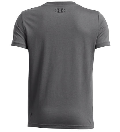 Under Armour Stuttermabolur - Íþróttastíll - Grátt