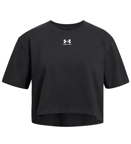 Under Armour Stuttermabolur - Skera - Keppinautur - Svart