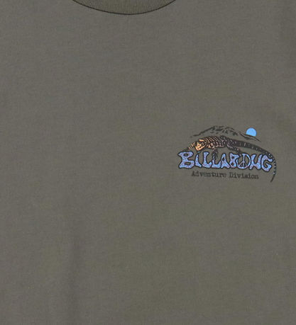 Billabong Stuttermabolur - Lizard Mountain - Grátt