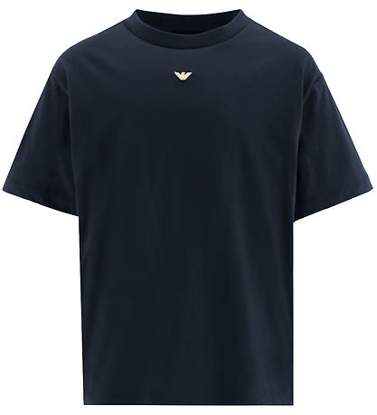Emporio Armani Stuttermabolur - Blue Dökkblátt