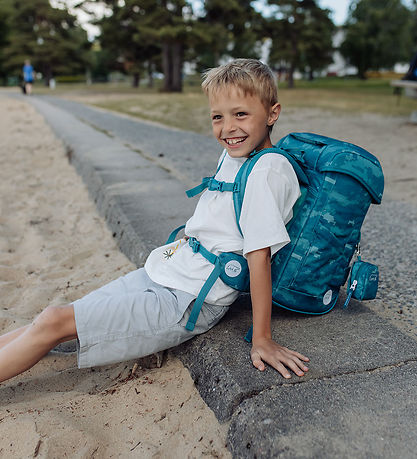 Beckmann School Backpack - Classic+ - Jungle Game - Green