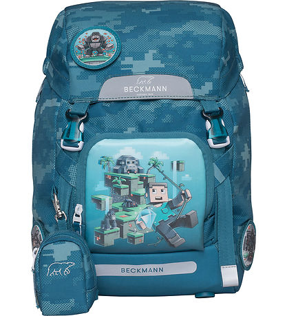 Beckmann School Backpack - Classic+ - Jungle Game - Green