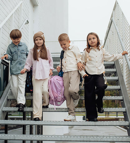 Beckmann Skólatösku sett - Classic Maxi - Rosie - Bleikt