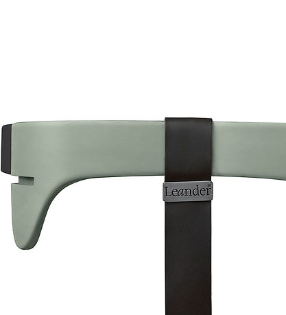 Leander Classic+ Hochstuhl - Sage Green m. Ledergurt