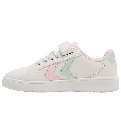 Hummel Shoes - Derby Court JR - White/Pink