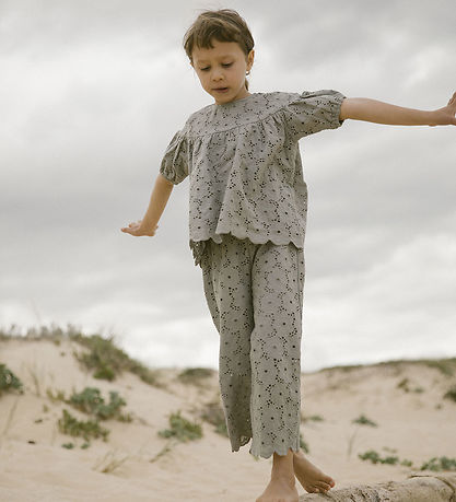 Lil' Atelier Blouse - NmfDally - Forest Fog