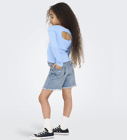 Kids Only Shorts - Cookpam - Light Blue Denim